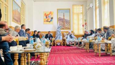 رئیس اتحادیه صنعت‌کاران ترکمنستان با والی طالبان برای ولایت هرات دیدار کرد