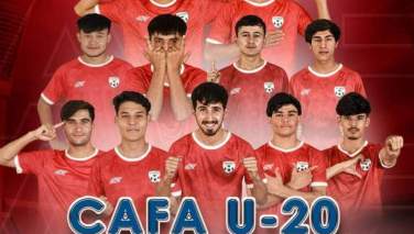 تیم ملی فوتبال زیر 20 سال افغانستان امروز به مصاف تاجیکستان می‌رود